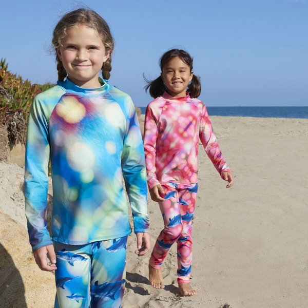 Blue Dolphin Hybrid Kids Leggings UPF 50+ 