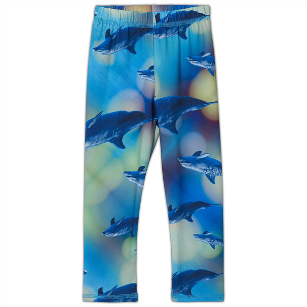 Blue Dolphin Hybrid Kids Leggings UPF 50+ 