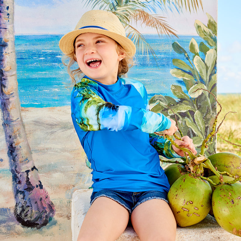 Kanu Surf Boys' Paradise UPF 50 Sun Protective Rash Guard Swim Shirt, Impact Navy, 6 : Buy Online at Best Price in KSA - Souq is now Kanu Surf Boys' Paradise UPF 50 Sun Protective Rash Guard Swim Shirt, Impact Navy, 6 : Buy Online at Best Price in KSA - Souq is now
