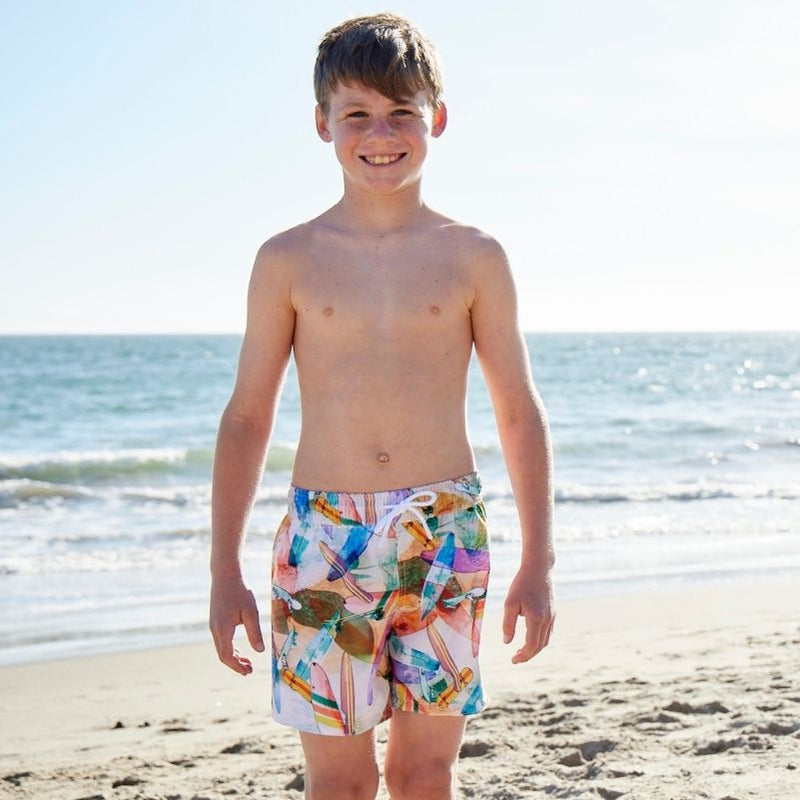 Swim Shorts Beach Boy Shorts Surf Skates Swim Shorts For Boys UPF