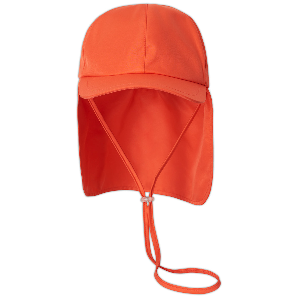 Kids Orange Legionnaire Sun Hat Upf 50 Size S Xl Boys Girls Unisex Front View Sunpoplife