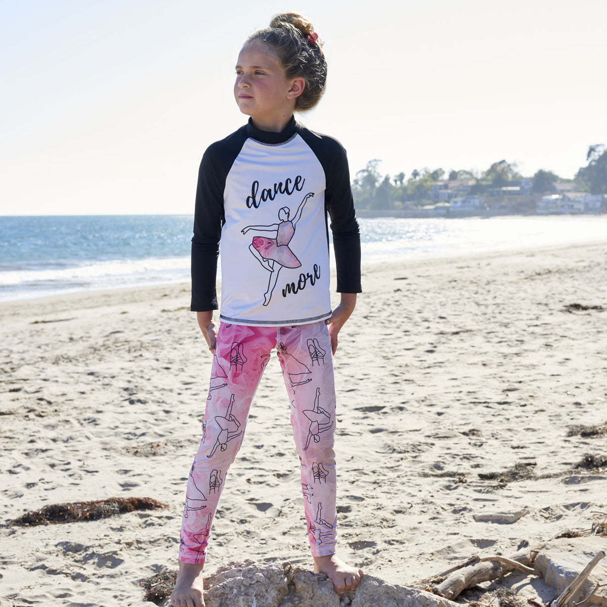 Ballerina Kids Hybrid Leggings UPF 50+ – Sun Pop Life