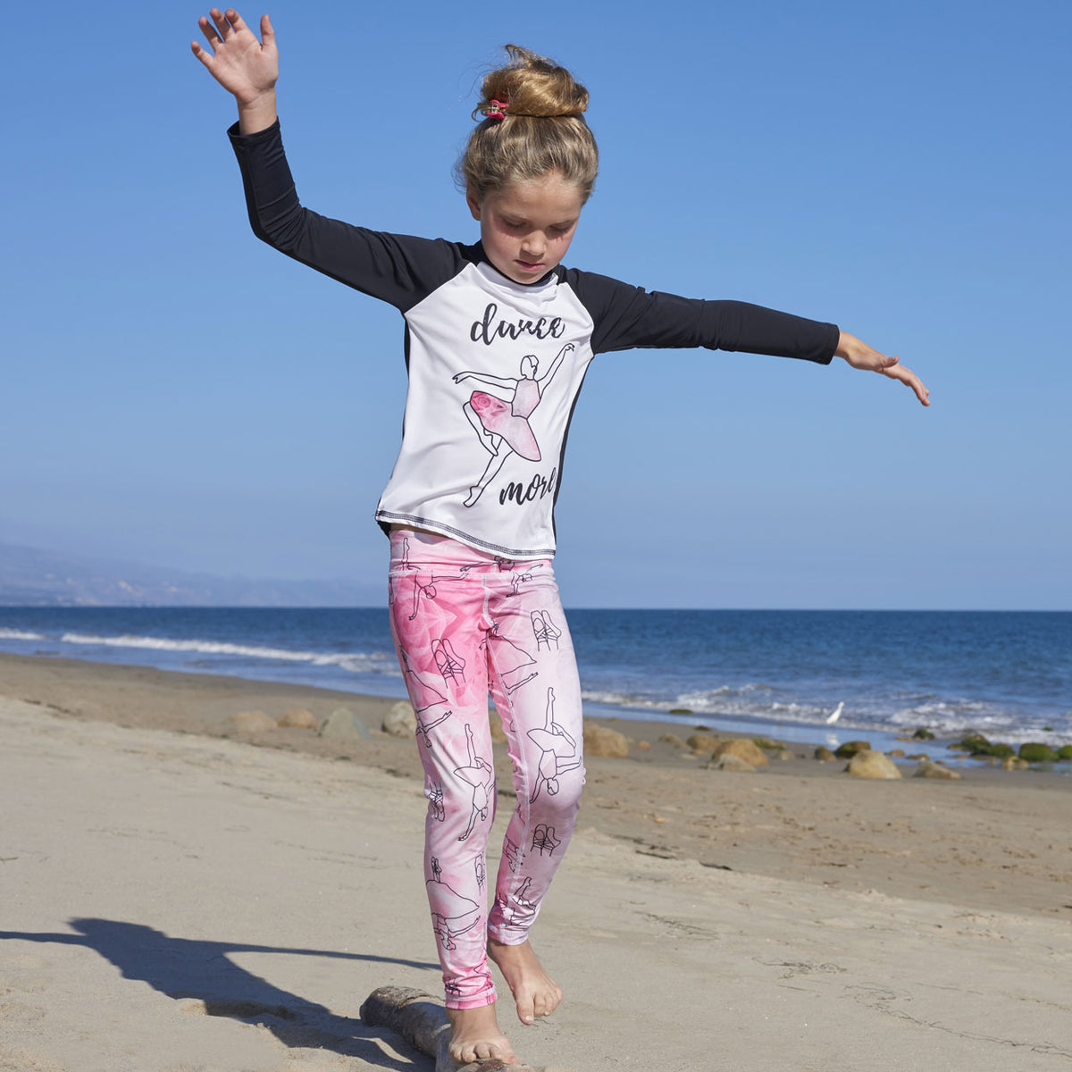 Ballerina Hybrid Youth Leggings UPF 50+