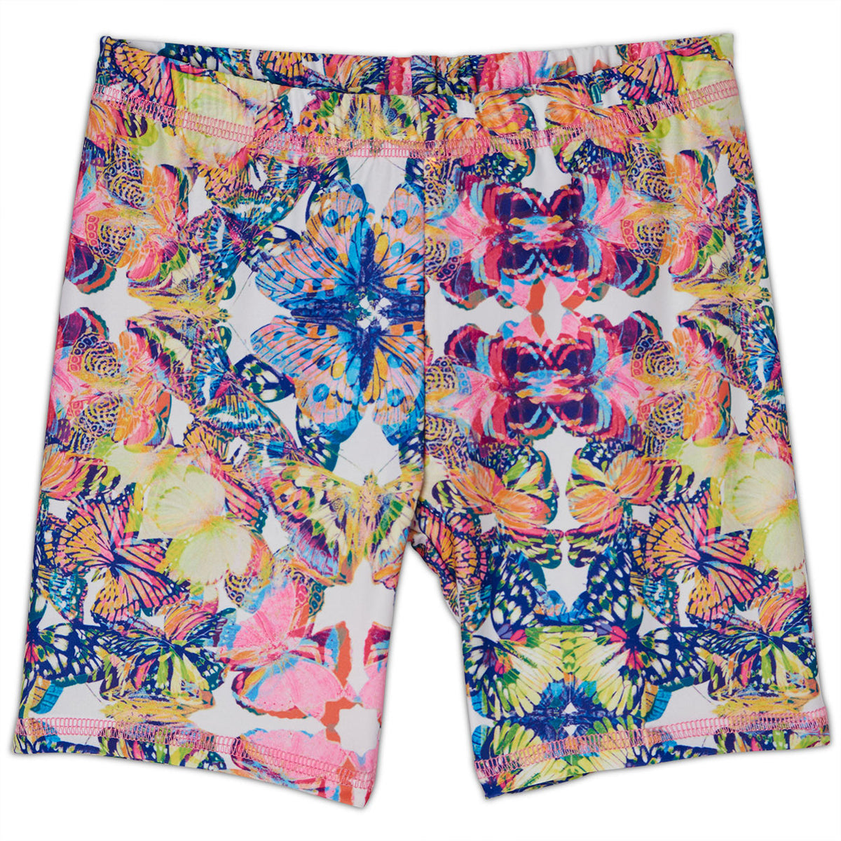 Butterflies Hybrid Shorts Upf50 Girls Size 2 12 Multicolor Opaline World Sunpoplife