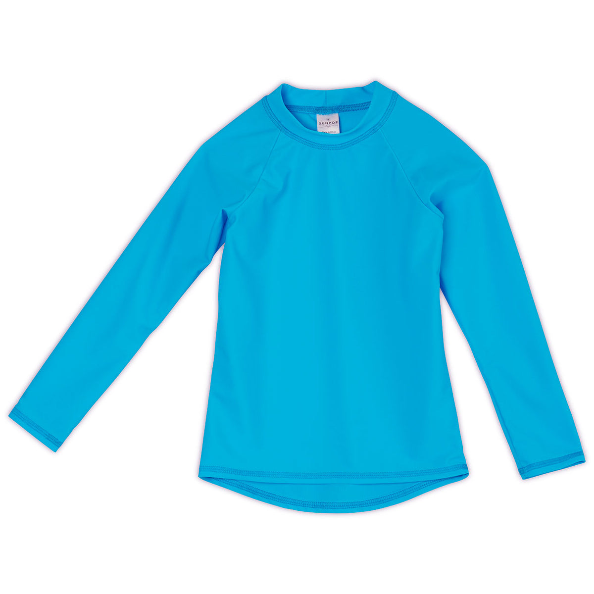 Island Blue Kids Long Sleeve Rash Guard Top UPF 50+