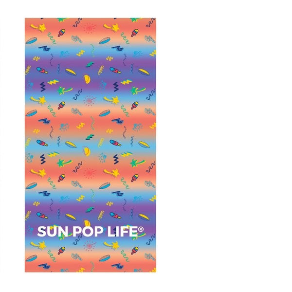 Multi Logo Beach Towel Sun Pop Life®