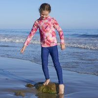 Navy Hybrid Youth Leggings UPF 50+ 