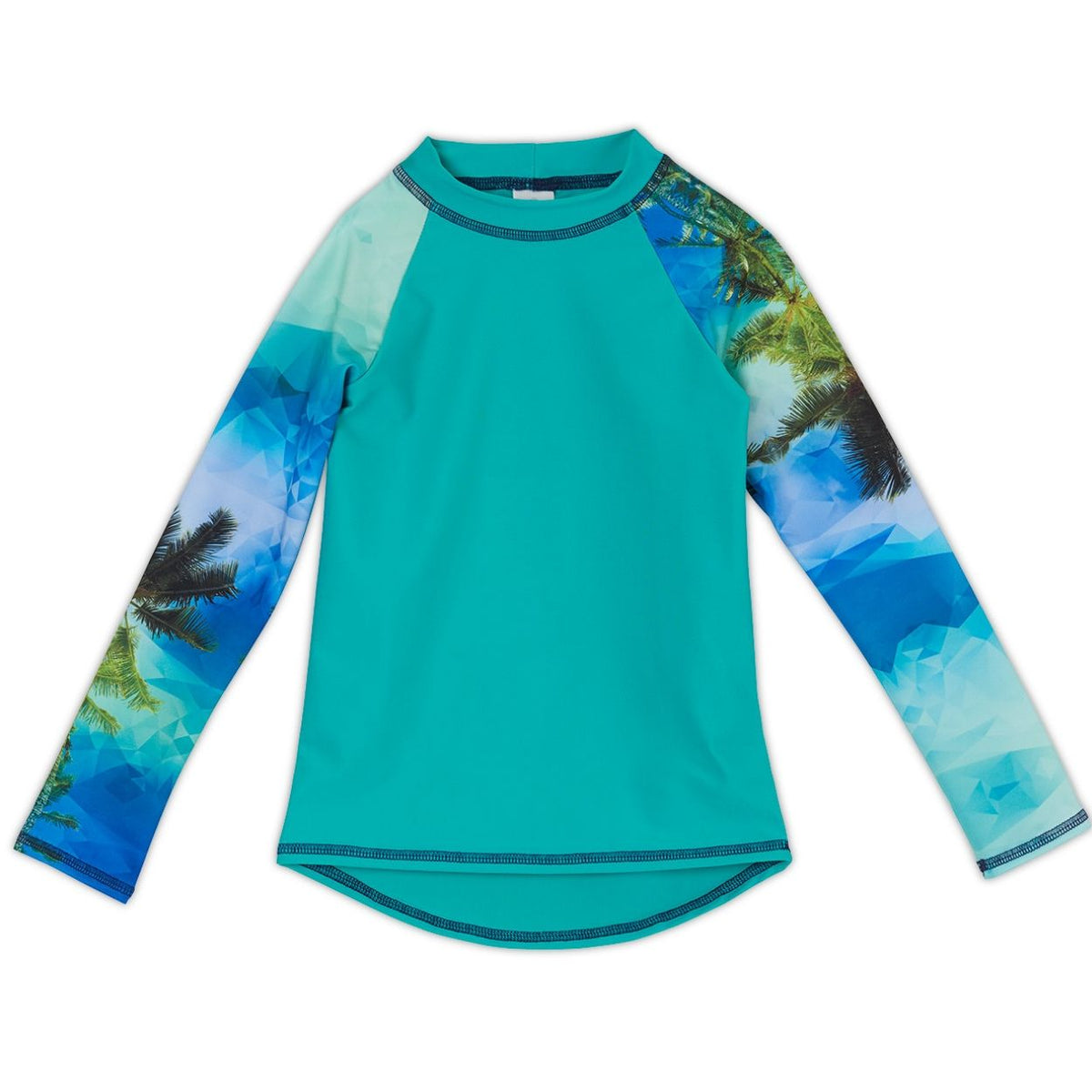 Tropical Long Sleeve Rash Guard Top UPF 50+